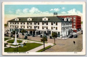 Waycross GA Georgia Phoenix Hotel 1927 To Kensington MD Postcard C32