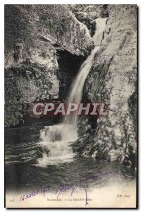 Old Postcard Sassenage Blue Chasm