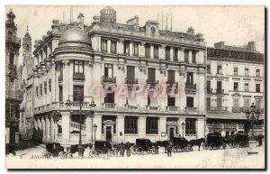 Angers Old Postcard Hotel Post