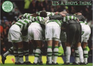 Sports Postcard-Scottish Football, Celtic Footballers,It's a Bhoys Thing RR23539