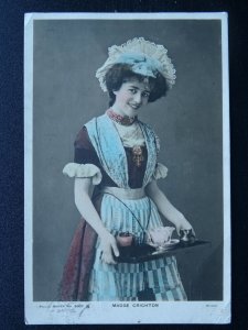 Actress MADGE CRICHTON c1904 RP Postcard by Rotary