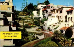 California San Francisco Lombard Street 1967