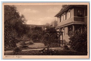 Kassel Germany Postcard View of the Facilities Garden Window View c1930's