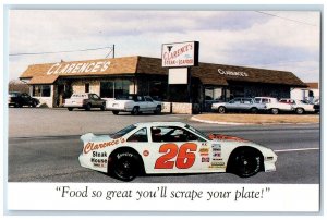 c1960 Clarence's Steak Seafood House Martinsville Virginia VA Vintage Postcard