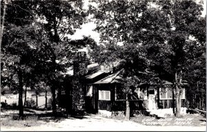 Real Photo Postcard Golf Club House in Norway, Michigan