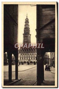 Old Postcard Arras View On The Small Square