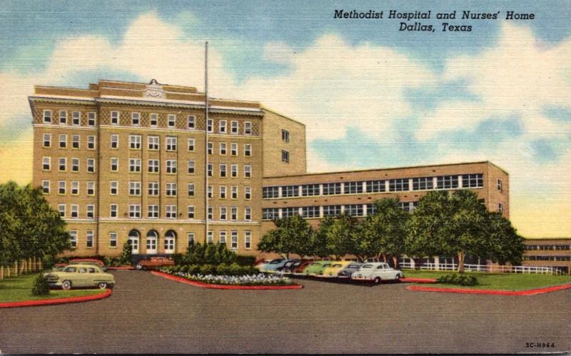 Texas Dallas Methodist Hospital and Nurses' Home Curteich