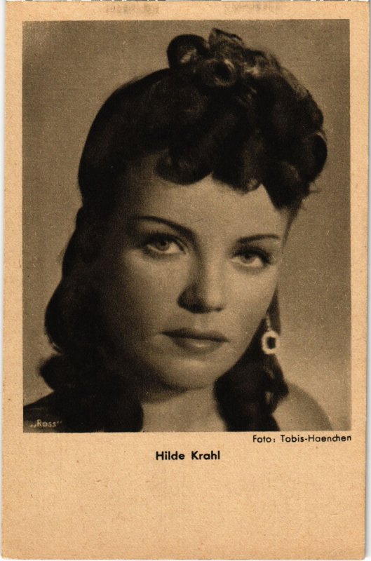 CPA AK FILM STAR Hilde Krahl Ross Verlag (94133)