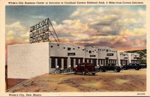 New Mexico White's City Business Center At Entrance To Carlsbad Caverns ...