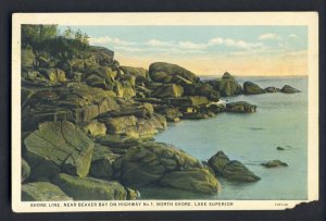 Beaver Bay, Minnesota/MN Postcard, Shore Line/Lake Superior