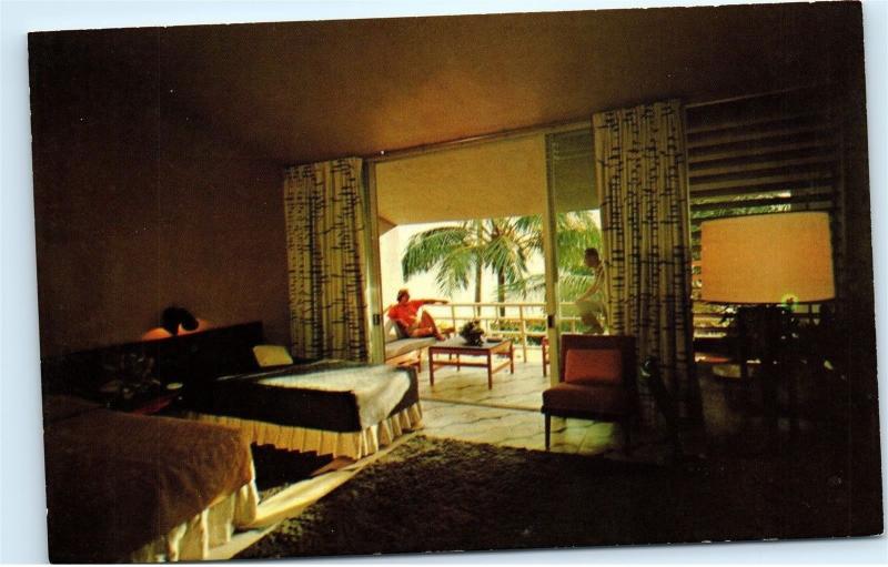 *Beach House Interior Balcony Dorado Beach Hotel Dorado Puerto Rico Postcard B71