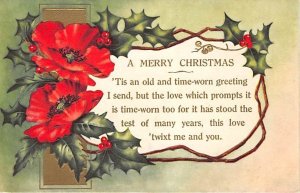 Christmas Writing on back 