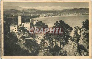 Old Post Card The Castle of Napoule and the Chaine des Alpes The Gold Cornice