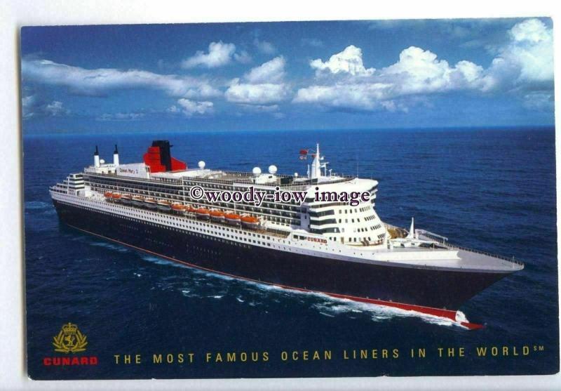 LN1128 - Cunard Liner - Queen Mary 2 , built 2004 - postcard