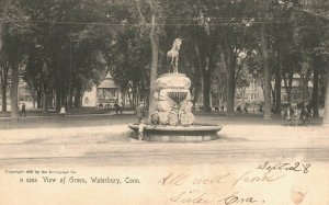 Vintage Postcard 1905 View of Green Park Waterbury Connecticut CT