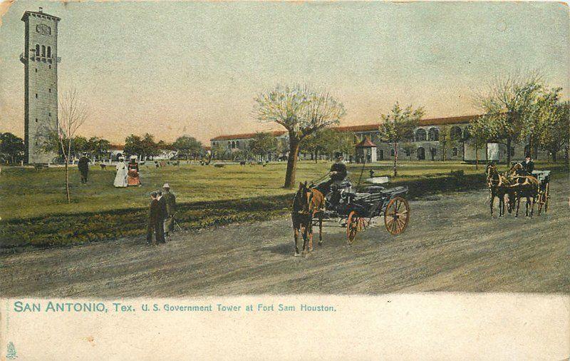 C-1905 SAN ANTONIO TEXAS US Government Tower Sam Houston TUCK 4962