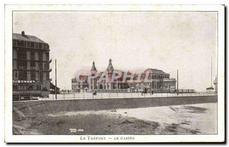 Treport - Casino - Old Postcard