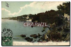 Old Postcard Toulon Cap Brun Seaside View Mourillon