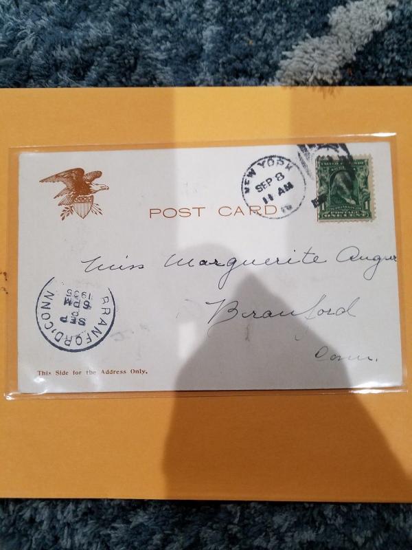 Antique Postcard, St. Paul Building, New York