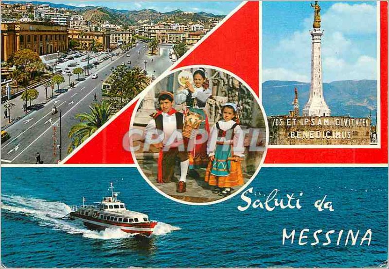 Postcard Modern Messina
