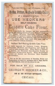 1881 Thomas P. Dever Agent Heckers Cake Flour Children Lawn Tennis P153
