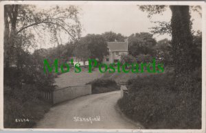 Suffolk Postcard - Stansfield Village SW8976
