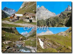 Postcard Modern Stafeli mit Titlis