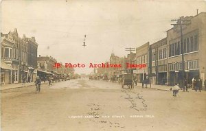 OK, Norman, Oklahoma, RPPC, Main Street, Looking East, Business Section