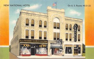 Cambridge Ohio New National Hotel Vintage Postcard AA36911