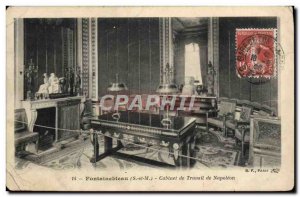 Old Postcard Fontainbleau Cabinet Work From Napoleon 1st