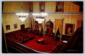 Assembly Chamber, Legislative Building, Fredericton, NB, Vintage Postcard #2