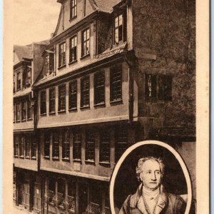 c1900s Frankfurt, Germany Goethehaus Historic Home Portrait Literature Icon A343