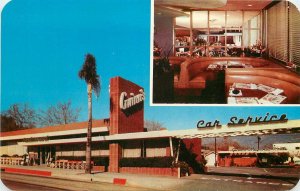 Postcard 1950s Route 66 California Pasadena Gwinn's Restaurant 23-12478