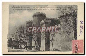 Old Postcard Tarascon Chateau du Roi Rene said side of the city