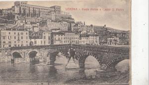 BF32483 verona ponte pietra e castel s pietro  italy front/back image