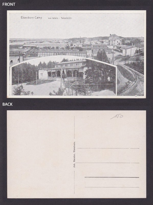 BELGIUM Postcard Elsenborn camp, General view