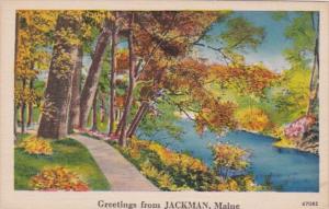 Maine Greetings From Jackman