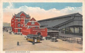 Montgomery Alabama Union Train Station Vintage Postcard AA67402