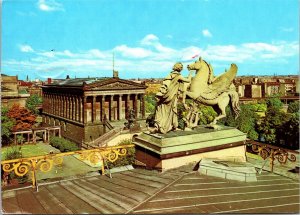 VINTAGE CONTINENTAL SIZE POSTCARD NATIONAL GALLERY EAST BERLIN DDR GERMANY