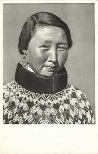 denmark, GREENLAND GRØNLAND, Inuit Woman (1920s) Postcard