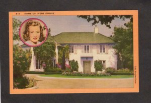 CA Home Residence Irene Dunne Movie Star Holmby Hills Beverly California