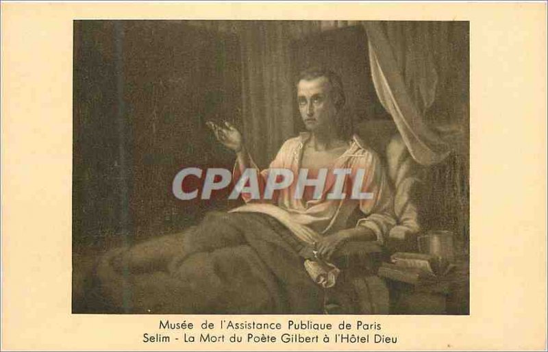 'Old Postcard Museum of L''Assistance Publique de Paris Selim The Poet Death ...