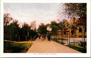 Vtg 1907 Lincoln Park Chicago Illinois IL Unposted Postcard