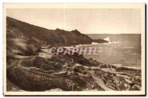 Old Postcard Rotheneuf Cote D Emeraude Les Rochers Sculptes The Sea Monster w...