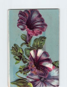 Postcard Greeting Card with Flowers Art Print