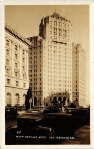 PC US, CA, SAN FRANCISCO, MARK HOPKINS HOT, Vintage REAL PHOTO Postcard (b45723)