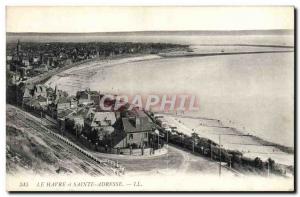 Old Postcard Le Havre and Sainte Adresse