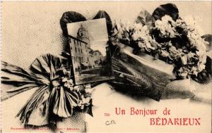 CPA Un Bonjour de BEDARIEUX (518749)