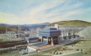 BC Hydro's Peace River Power Complex Hudson's Hope BC Central Tower Postcard D23