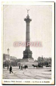 11 Paris Collection Diary - Bastille Square - Old Postcard